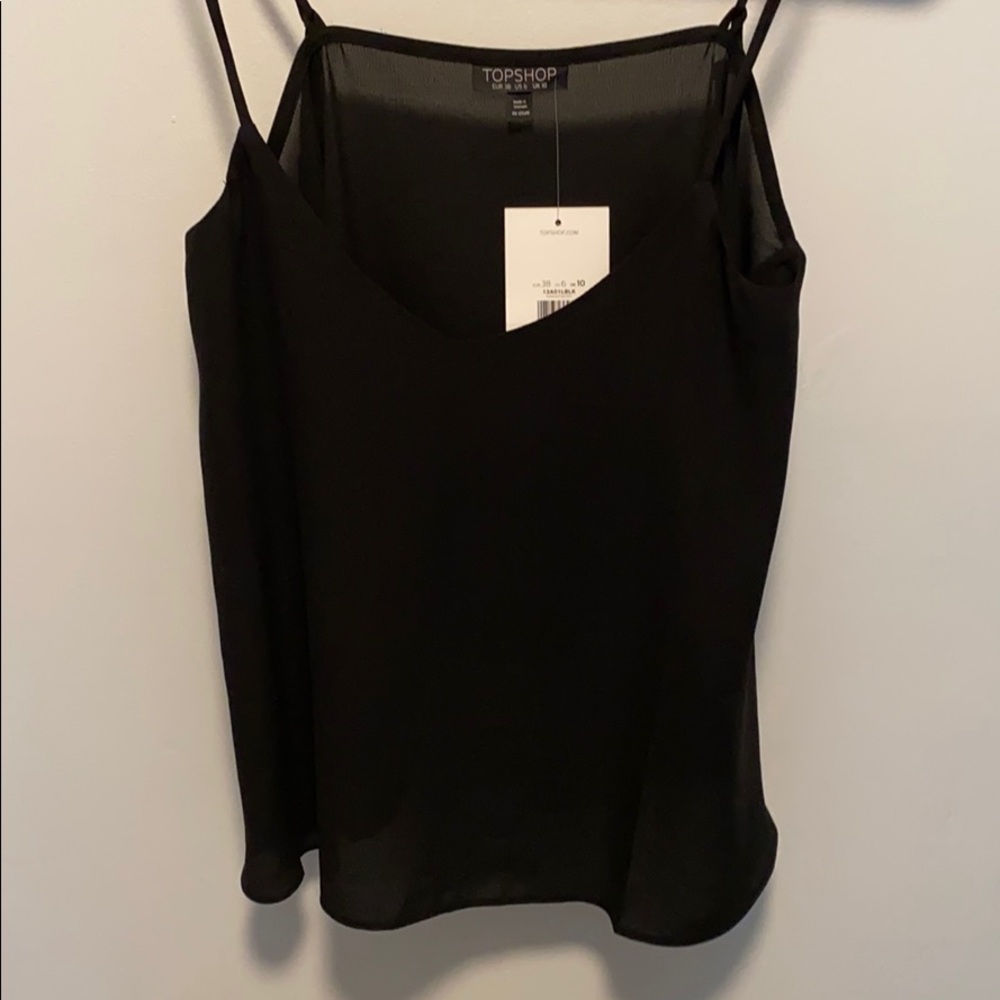 TOPSHOP BLACK CAMI